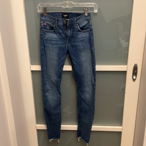 Hudson Jeans Distressed Blue Skinny Jeans, size 24 - Picture 1 of 8